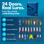 Colitt Fishing Advent Calendar 2026, 24 Real Fishing Lures & Tackle Gift
