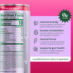 Bloom Nutrition Zero Sugar Energy Drink, Shirley Temple, 12oz 12pk
