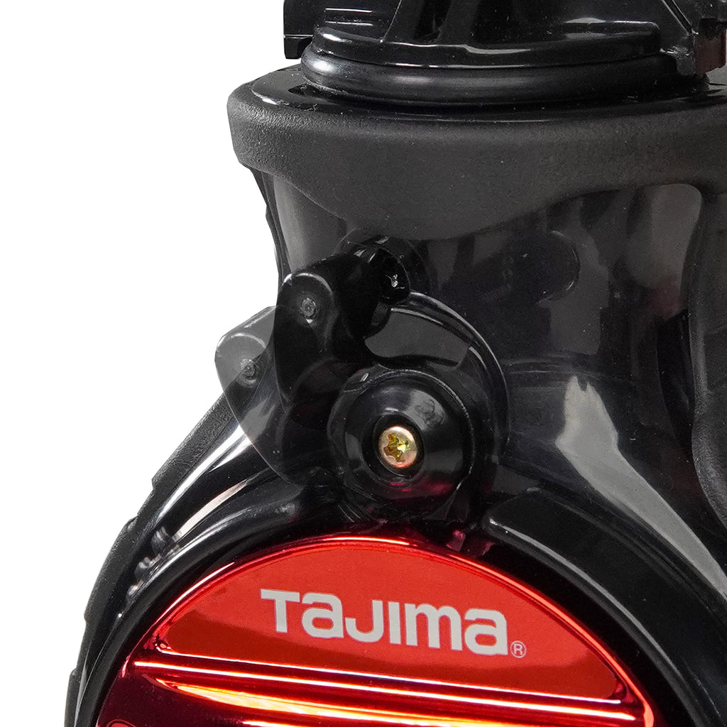 TAJIMA Chalk Line - Chalk-Rite Jam Free Special Edition Chalk Line with Extra Bold 1mm Snap Line & Five Gear Quick Retrieval - CR301JF-CP