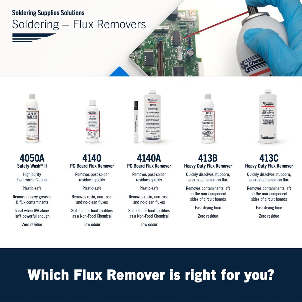 MG Chemicals - 4140-400G 4140 Flux Remover for PC Boards, 400g (14 Oz) Aerosol Can