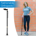 RMS Right Hand Walking Cane with Palm Grip Orthopedic Handle - Fit Individual's Palm Naturally - Ideal for Arthritis or Carpal Tunnel Syndrome