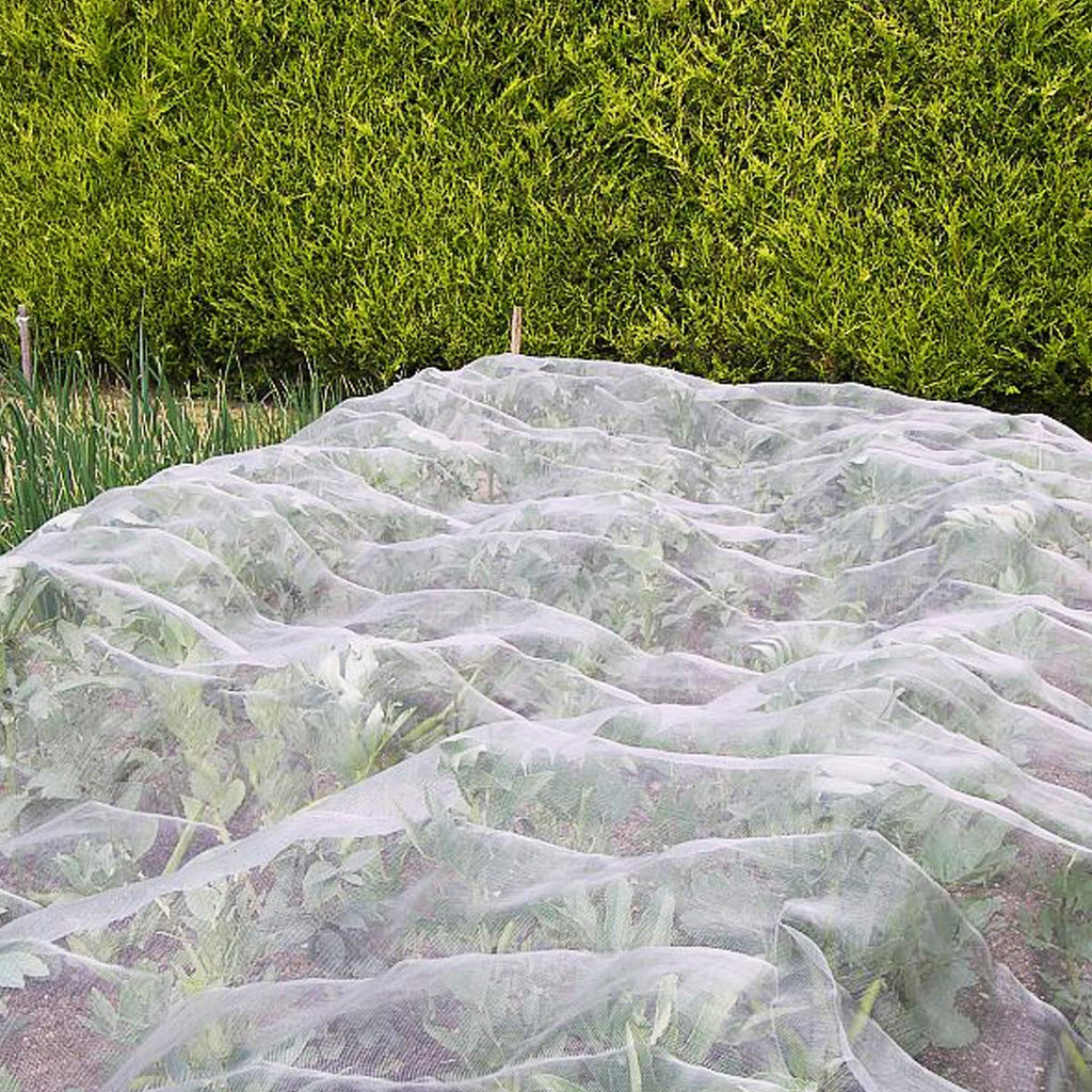 Garden Netting, Plant Covers 10x33Ft Net Ultra Fine Mesh Protection Netting for Vegetable Plants Fruits Flowers Crops Greenhouse Row Cover Raised Bed Barrier Screen Protection Net Cover (10x33ft)