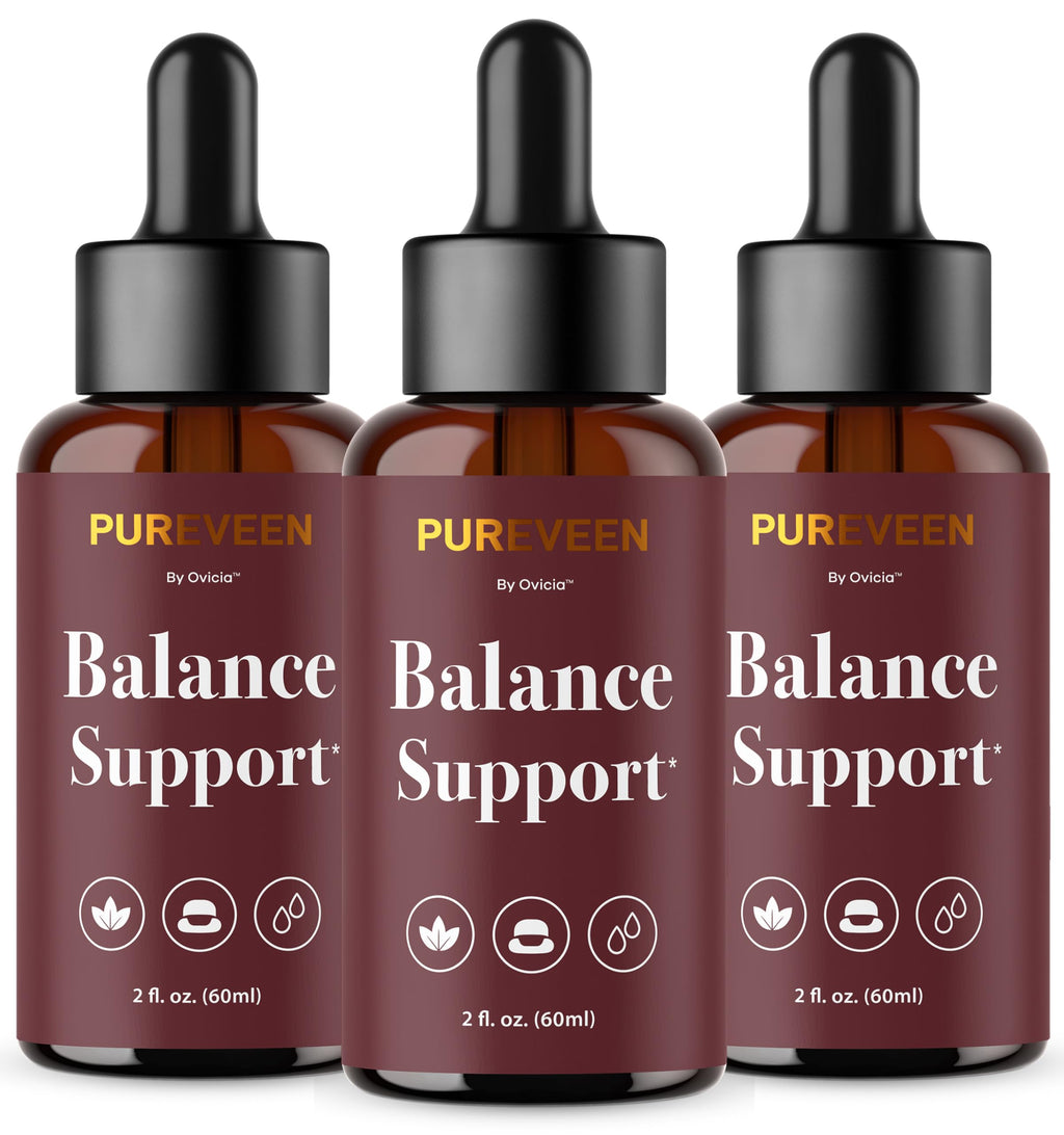 (3 Pack) Pureveen Drops – Pureveen Liquid Support Drops Advanced Formula All Natural Ingredients Daily Premium Maximum Strength, Vitamin Support for Health and General Wellness, 3 Bottles for 3 Months