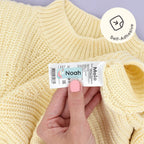 TeddyLabels – Personalized Name Labels for Kids (60) – Waterproof & Durable Stickers for Clothing, School & Daycare Items - Unicorns