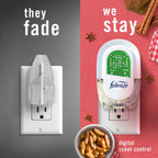 Febreze Plug-In Air Freshener, Odor-Fighting Scented Oil Refill for Home, Bathroom & Kitchen, Holiday Baked Cinnamon Apples Scent, 0.87 oz Refills, 4 Count