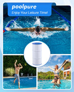 POOLPURE PWK35B SPA Filter Replaces Hot Springs Limelight Series Spa Filters, Watkins 1642301-1, 78161, 78286, Pleatco PWK35B, Filbur FC-3921, SD-01386, 35 sq. ft. 1PACK
