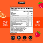 Airborne Vitamin C 500mg (per Serving) - Assorted Fruit Flavored Kids Gummies (63 Count in a Bottle), Gluten-Free Immune Support Supplement with Vitamins C E, Selenium