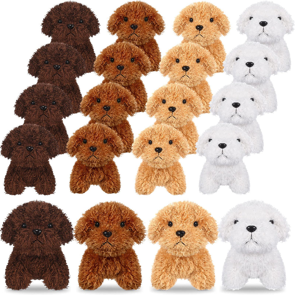 Sosation 20 Pcs Mini Dog Stuffed Animals Bulk, Adopt a Puppy Favors