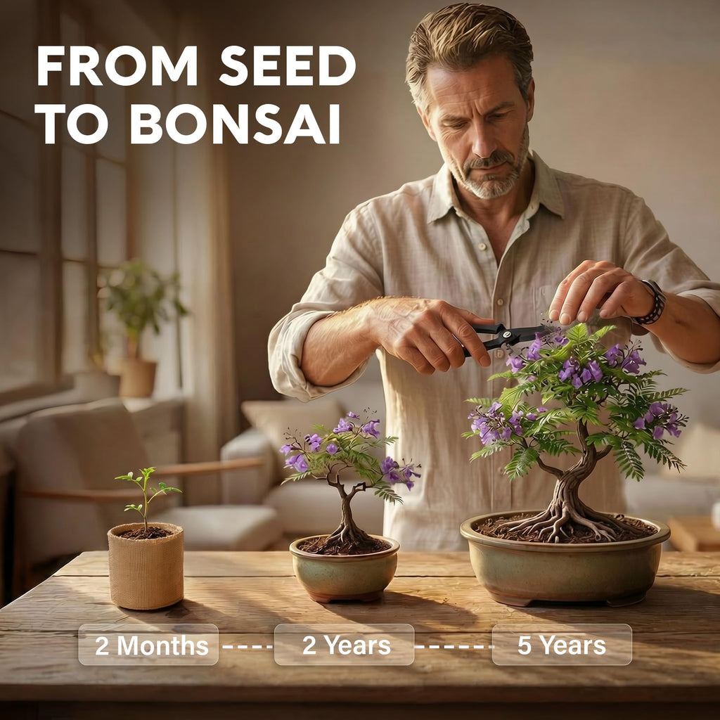 Bonsai Tree Kit Deluxe - Growing 5 Unique Japanese Bonzai Trees
