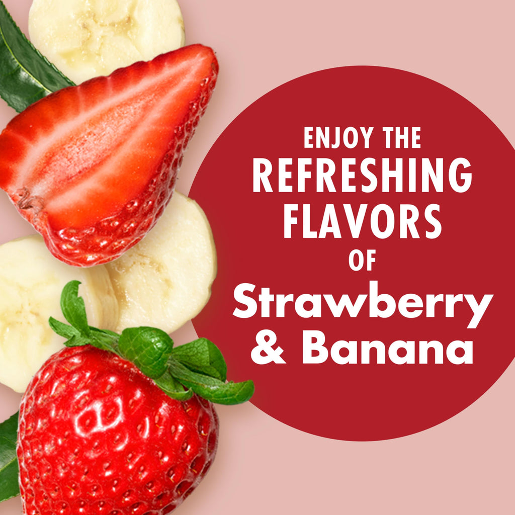V8 Energy Strawberry Banana Juice Energy Drink, 8 fl oz Can (24 Pack)