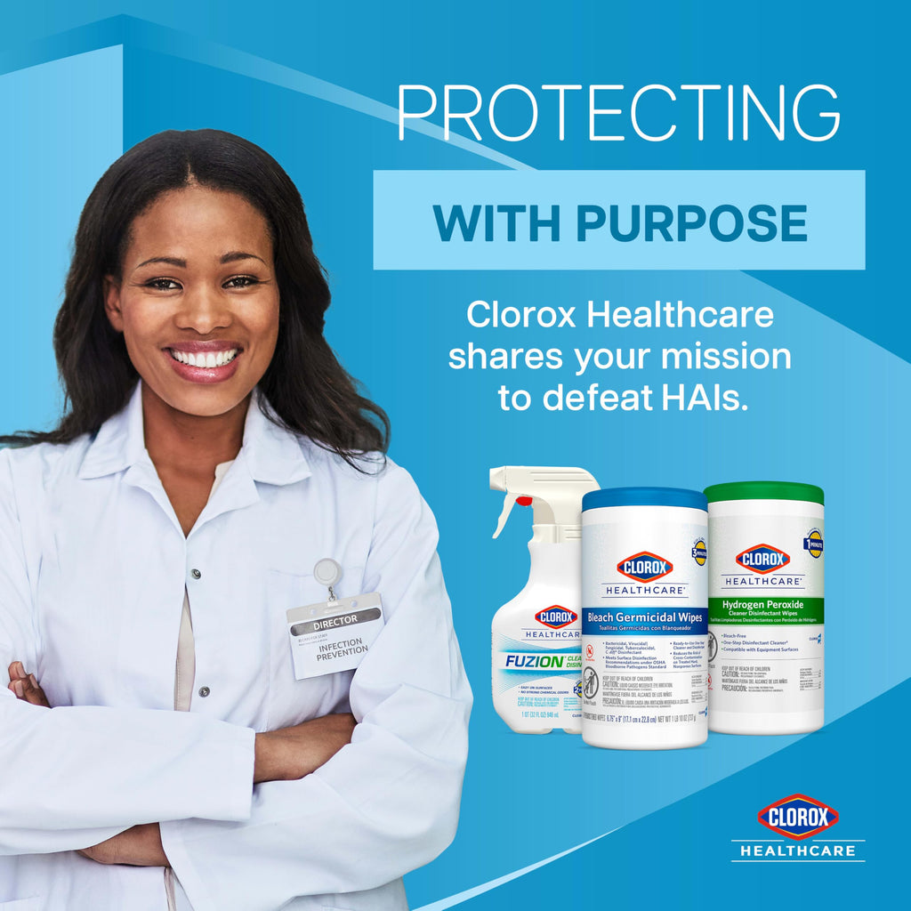 Clorox Healthcare Fuzion Cleaner Disinfectant Spray, 32 Fluid Ounces (Package May Vary)