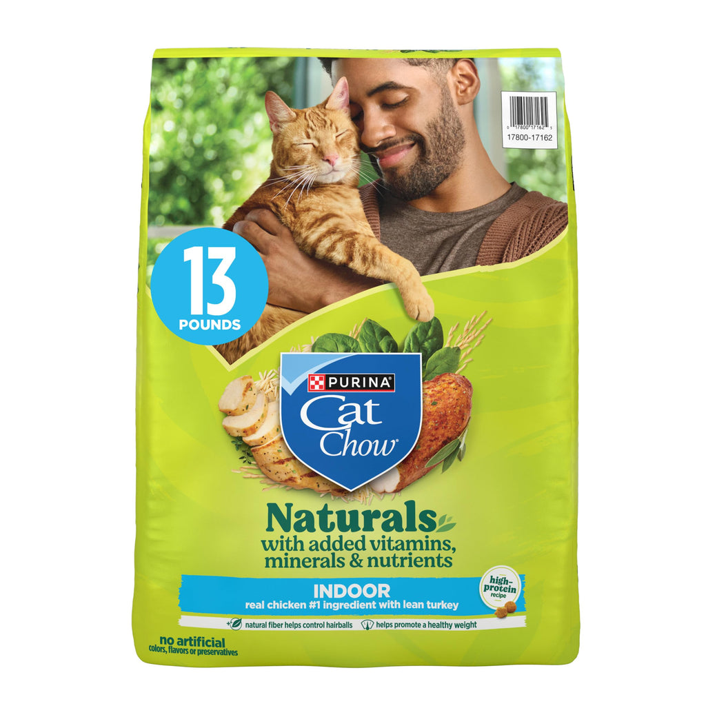 Purina Cat Chow Naturals Hairball, Indoor Dry Cat Food, 13 lb Bag