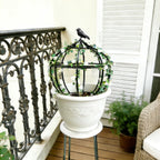 aboxoo Sturdy Metal Garden Obelisk Trellis, 11.5"x11.5"x18" Plant Support