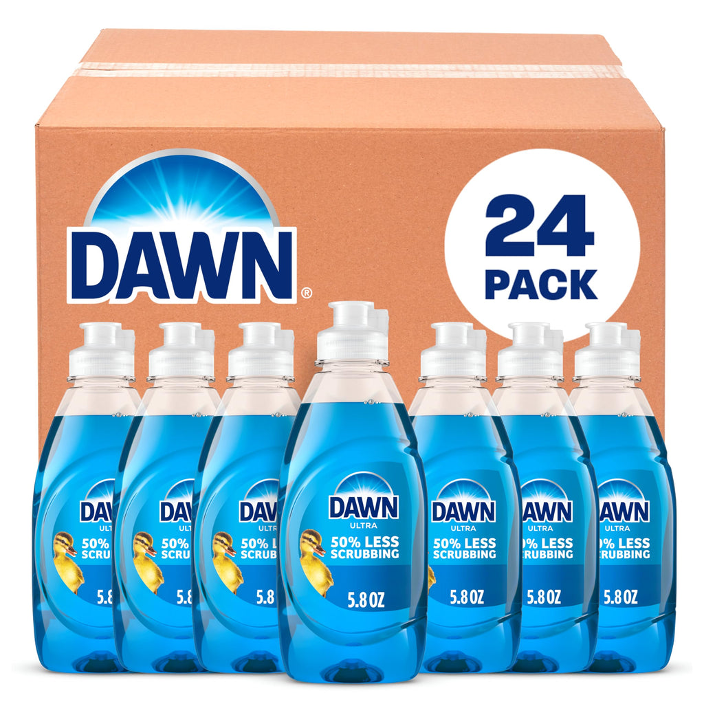 Dawn Ultra Dish Soap Dishwashing & Grease Fighting Liquid (5.8 oz, 24 pack)