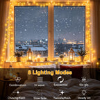 2 Pack Fairy String Lights Plug in Twinkle Lights with Remote for Bedroom