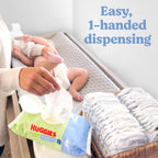 Huggies Natural Care Extra Sensitive Baby Wipes, Unscented, 1 Flip-Top Pack (24 Wipes Total) (Pack of 6)