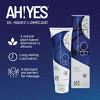 AH! YES® Double Glide Lubricant Bundle | Water-Based & Plant Oil-Based Lubricants | Certified Organic, Long-Lasting & Hydrating | Natural Lubricants (WB, 3.4fl oz + OB, 4.7fl oz)