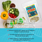 BodyBoost Colostrum Capsules (240) - Immune Booster Supplement with Immunoglobulin & Lactoferrin, Grass-fed Bovine Colostrum Capsule, 100% Bovine Colostrum, Super Food for Gut Health,Diverse Intake