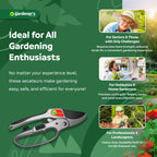 The Gardener's Friend Heavy Duty Ratchet Pruning Shears, Anvil
