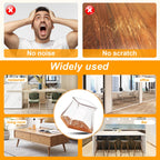 CHUNZEXI 48 Pack Square Chair Leg Floor Protectors for Hardwood Floors, Silicone Felt Covers Pads Caps, Protect Wood Furniture Feet Floors Noise Reduce and Scratch (Square Large)