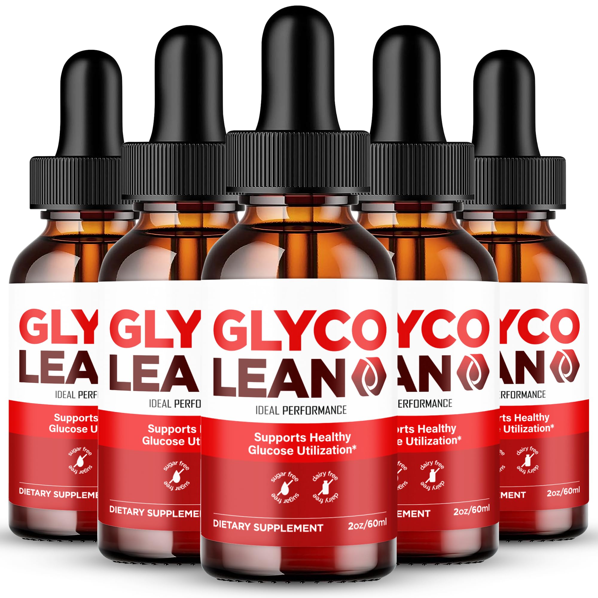 IDEAL PERFORMANCE Glyco Lean Drops, GlycoLean Droppers Reviews (5 Pack)