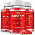 IDEAL PERFORMANCE Gluco Off Gummies, GlucoOff Gummy Reviews (3 Pack)