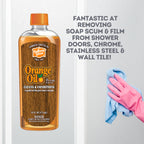 Holloway House Orange Oil Cleaner 16oz, 6Pk w/Sun-Guard for Fine Wood | Cleans & Conditions | Removes Soap Scum from Shower Doors, Stainless, Tile & Sinks | Natural Oil That Gives Wood a Rich Glow
