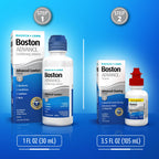 Boston Advance Conditioning Solution, Conditions & Wets Rigid Gas Permeable (RGP) Lens for Comfortable Wear, 3.5 Fl Oz (Pack of 2)