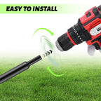 ERYTLLY Bulb Planter, Auger Spiral, Garden Planter Tool 2.5 x 16.5 inch,Rapid Umbrella Hole Digger for Planting Bulb Seedlings Bedding Tulips, and Digging Weeds Roots