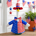 ComfyKit 1 Set 4th of July Porch Goose Outfit for 23 Inch Goose Statues