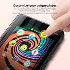 160GB MP3 Player with Bluetooth and WiFi, innioasis Music Player with Spotify,Pandora,Amazon Music,4" Touch Screen Android MP4 MP3 Player for Kids with Libby,Audible,Spotify Kids(Black)