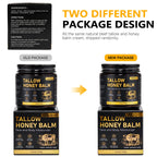 Organic Beef Tallow Honey Balm for Skin & Face, Whipped Beef Tallow Face Moisturizer with Raw Honey, Grass Fed Cow Beef Tallow Cream, All Natural Pure Body Lotion for Women & Men, Unscented 4.2 OZ