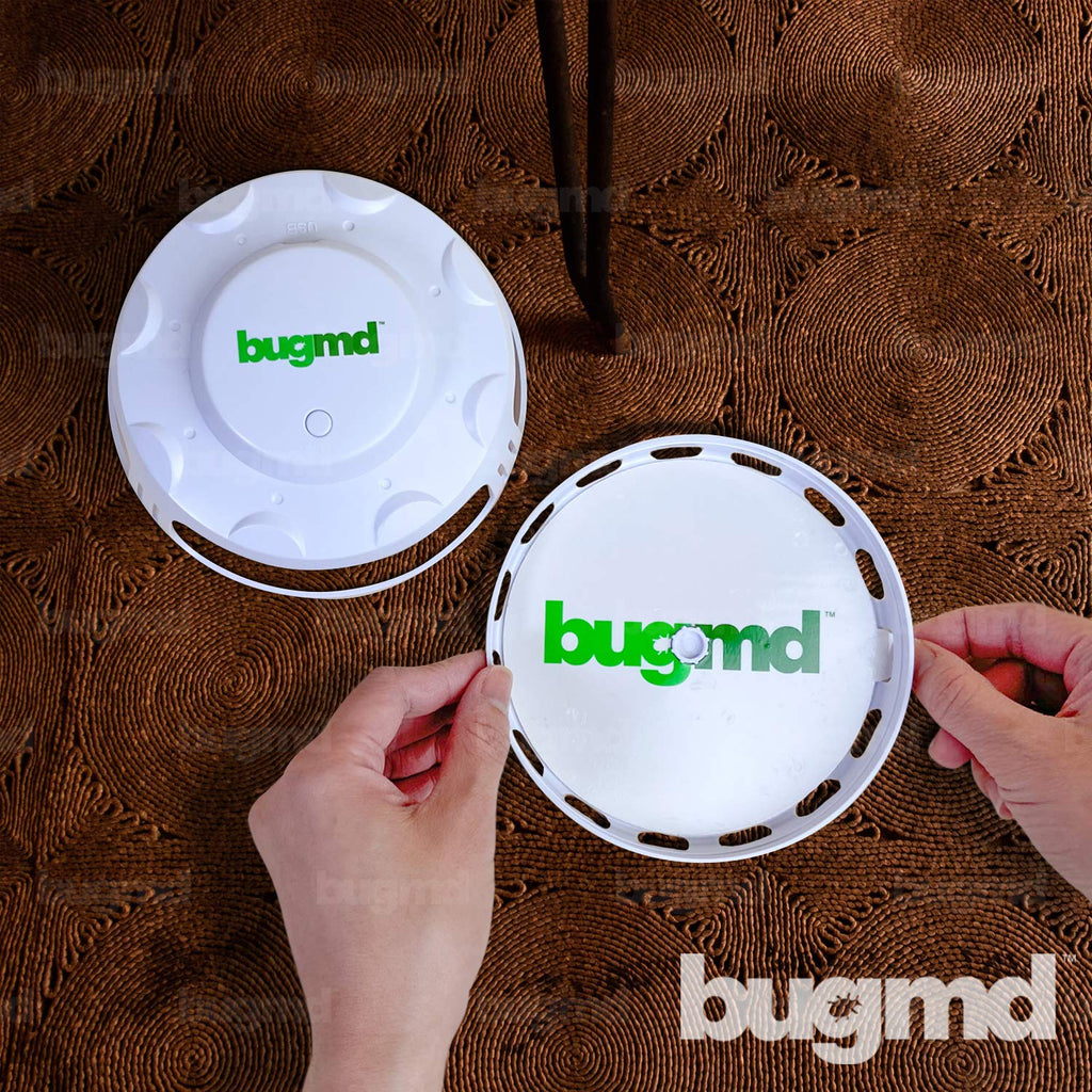 BugMD Termination Station Flea Trap Refills (Disc 3 Per Pack) - Pest Trapper, Traps Pest Control Sticky Pad, Flea Traps for Inside Your Home, Roach Trap, Non Toxic, Eco-Friendly, Family and Pet Safe
