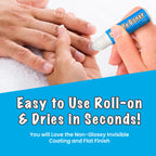 Biter Be Goner Nail Deterrent, Treatment for Kids and Adults, Non-Glossy Invisible Coating, Stop Nail Biting and Thumb Sucking Today, 0.3 Fl Oz