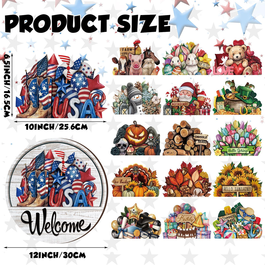 Yousoontic Interchangeable Welcome Sign,Classic Color,Welcome