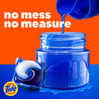 Tide PODS laundry detergent pacs, 3-in-1 Stain Remover, Odor Fighter, Color Protector, 76 Count, HE compatible, Spring Meadow Scent