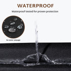 iBirdie Outdoor Waterproof and Weatherproof Hot Tub Cover 76 x 76 inch fit 75 x 75 or 74 x 74 or 73 x 73 or 6 ft x 6 ft Square SPA 600D Heavy Duty Protectors Protective Cover Cap