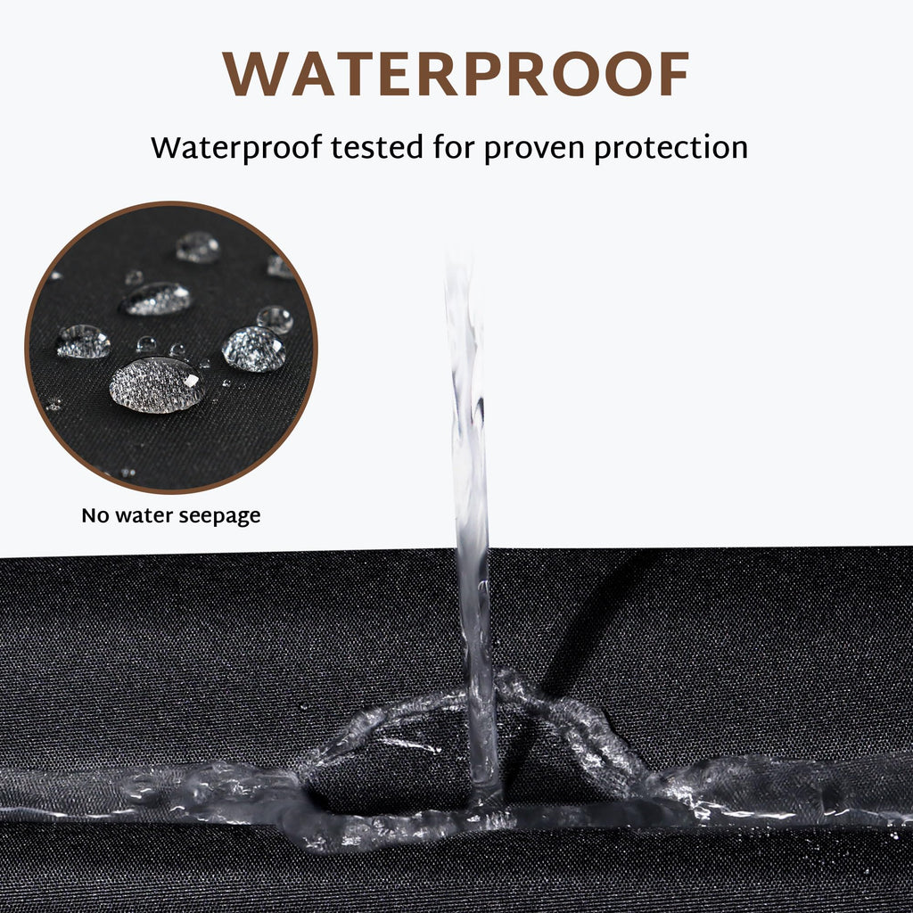 iBirdie Outdoor Waterproof Hot Tub Swim SPA Cover 182 x 97 inch fit 8 x 15 ft, 180 x 96, 178 x 92, 176 x 90, 600D Heavy Duty Weatherproof Rectangle Protectors Protective Rectangular Cover Cap