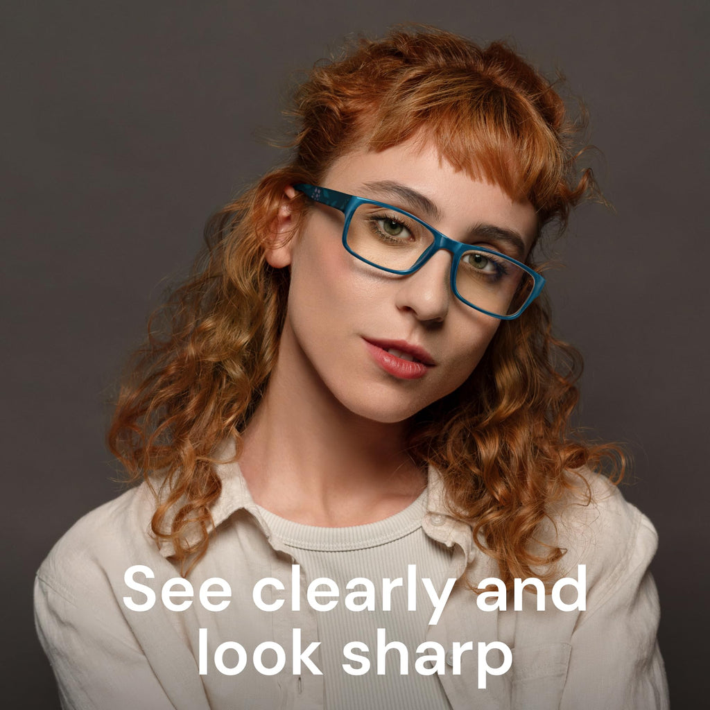 Gaoye 1.5 Professional Reading Glasses for All Day - Computer Readers with Blue Light Protection - Value Pack