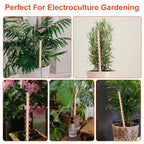 Electroculture Gardening Antenna, 65 Feet Pure Copper Wire Electroculture Garden Stake Copper Rod Coil Bare 16 Gauge 99.9% Soft for Growing Plants and Vegetables