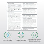 Biofreeze Professional Pain Relief Roll On, Travel Size Arthritis Discomfort Reliever, Fast Acting & Long Lasting Formula, Cooling Menthol Gel 3 Fl Oz (Pack of 3)