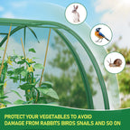 SPECILITE 98x49x49in Garden Plant Netting Mesh Cover for Raised Bed, Green