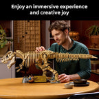 LEGO Jurassic World Dinosaur Fossils: Tyrannosaurus Rex - Building Set for Adults, Ages 18+ - Gift for Christmas - Collectible Home Decor for Bedroom, Office, or Any Room - 76968