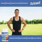 Reload! for Men, All Natural, Multivitamin, Multimineral, and Antioxidant, with 24 Fruits and Vegetables! 1 Month Supply.