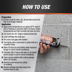 DAP Textured Mortar Premium Elastomeric Latex Filler & Sealant, Gray, 10.1 Oz (7079810082)