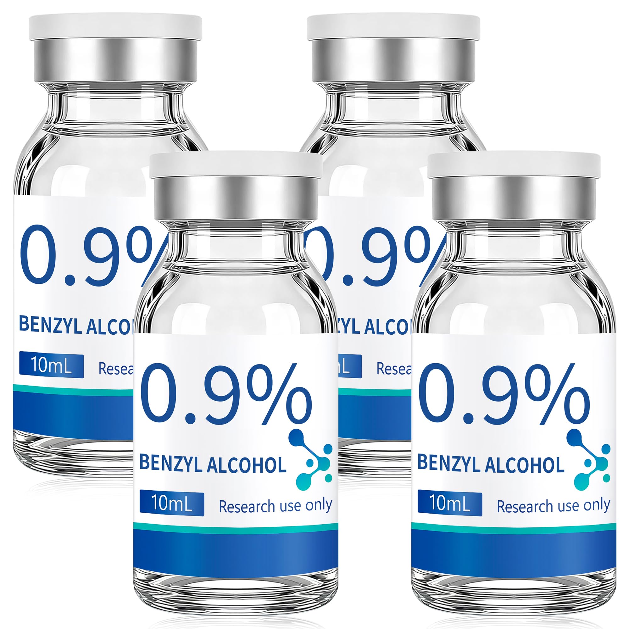 Ultra Clean & Clear 10mL 4 Pack, Lab with 0.9%