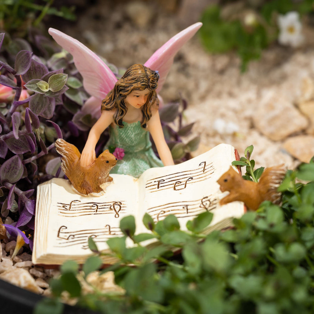 PRETMANNS Fairy Garden Accessories with Fairies for Fairy Garden Outdoor - Miniature Fairy Figurines Set with Animals - Fairy Garden Kit for Indoor Outdoor Gardens