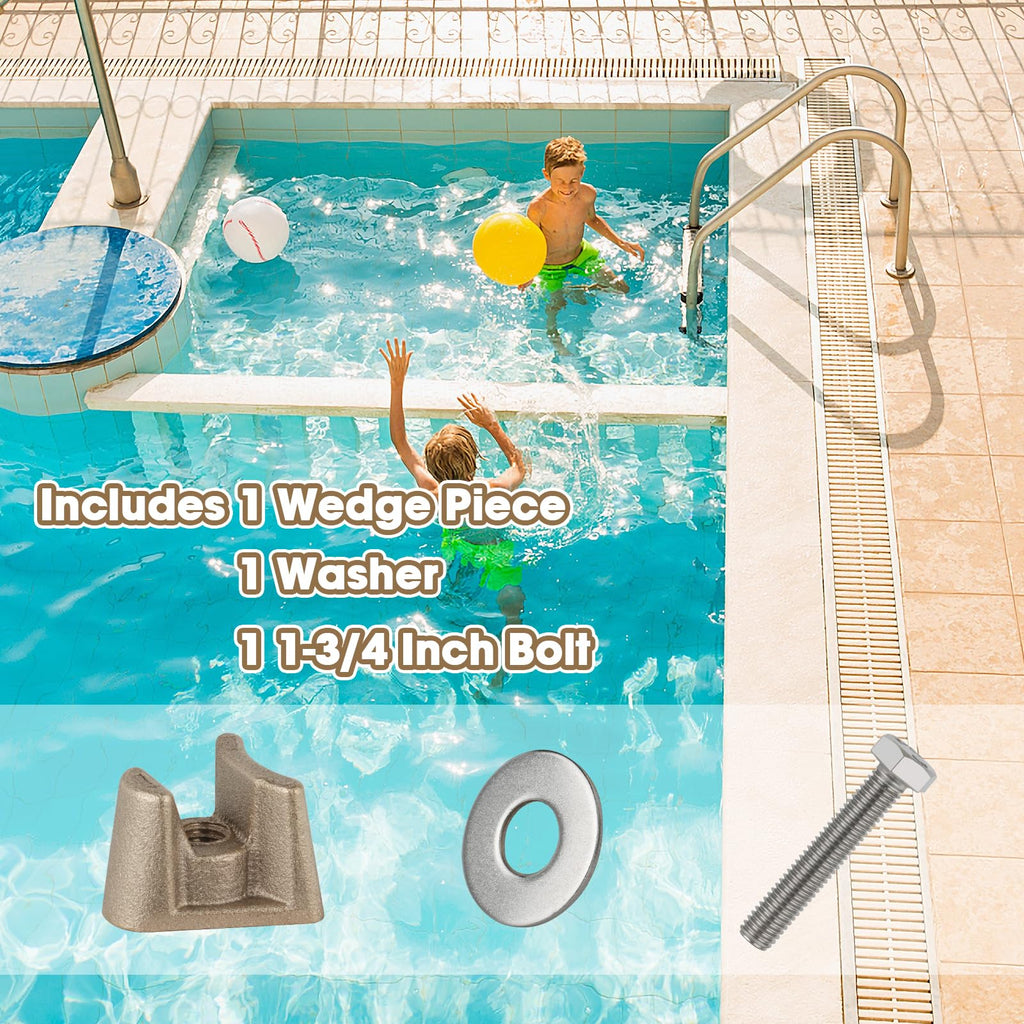 upuuup Pool Ladder Anchors Wedge Assembly PW-4C for PS-4019-BC Hand Rail Anchors 4 Pack