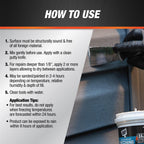 DAP Weatherproof Patching Compound, White, 32 Oz (7079818787)