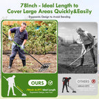 Seeutek Lawn Leveling Rake, 35” x 10” Ground Leveler
